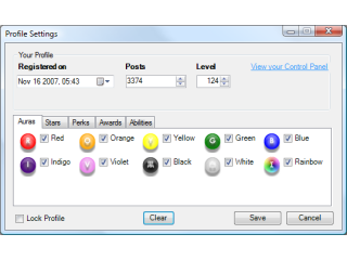 Profile Settings